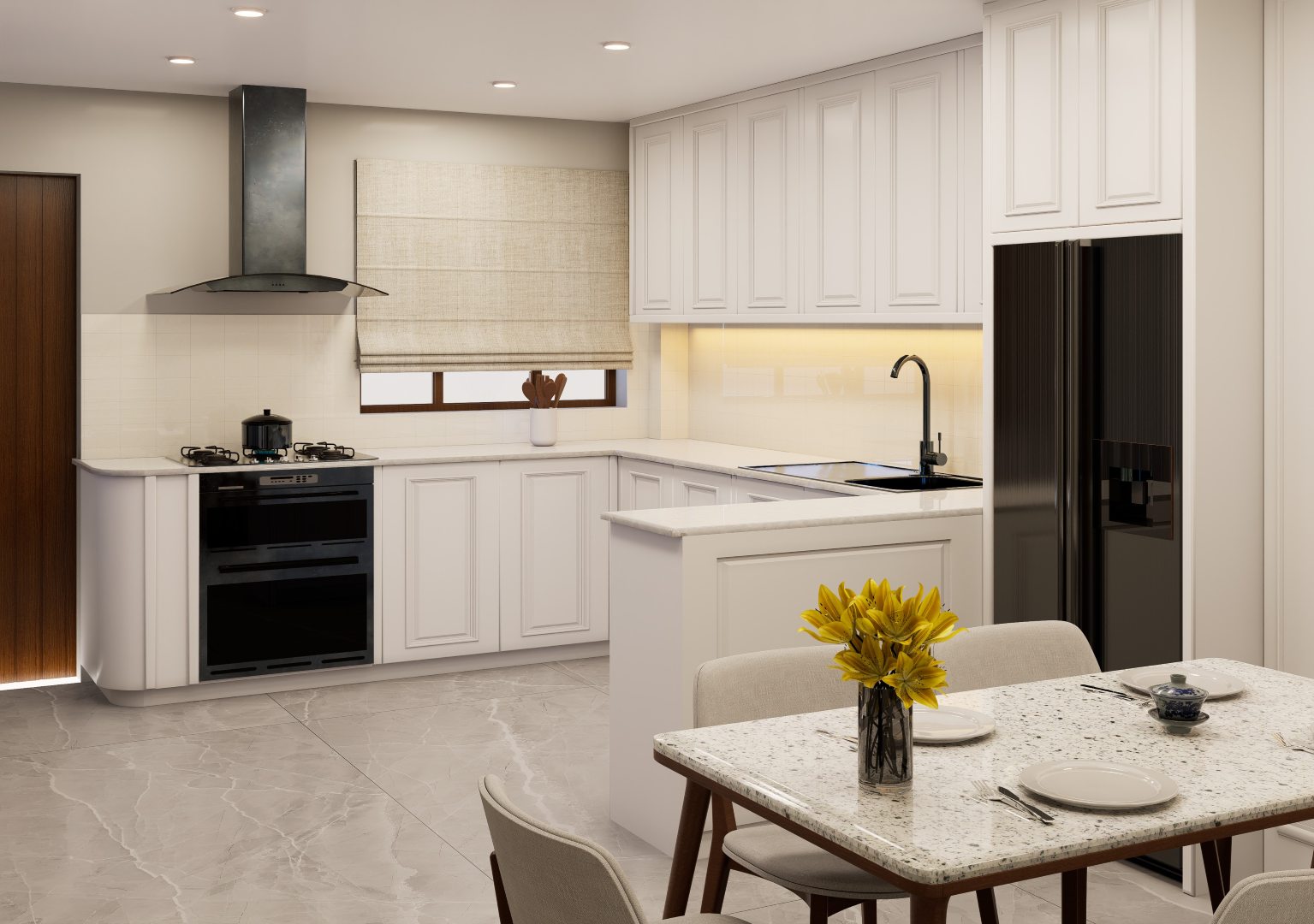 Detail of a studio interior project